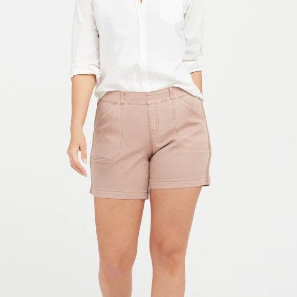 SPANX Shorts Spanx Stretch Twill Shorts Poshmark
